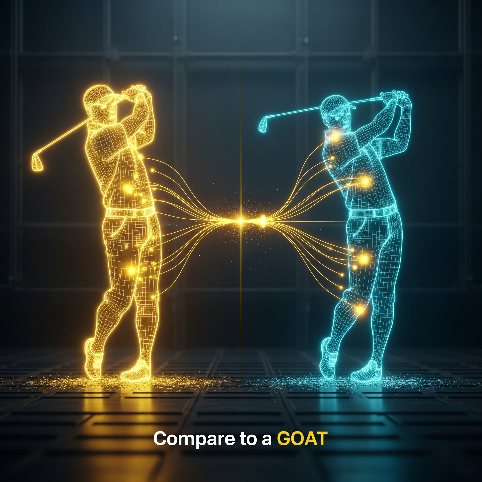 Comparing user's form to a GOAT influencer's Expert Blueprint